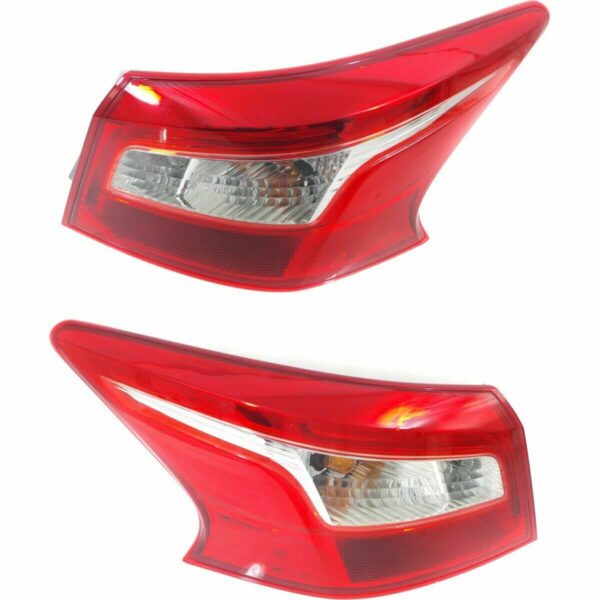 New Set Of 2 Fits NISSAN SENTRA 2016-19 Tail Lamp LH & RH Side Outer Assy CAPA