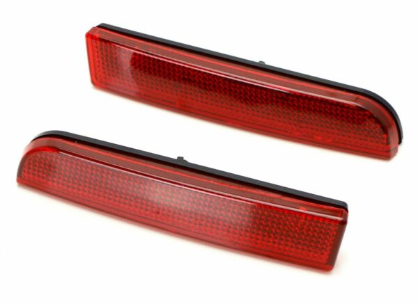 New Set Of 2 Fits MITSUBISHI LANCER 2008-17 Rear LH & RH Side Bumper Reflector