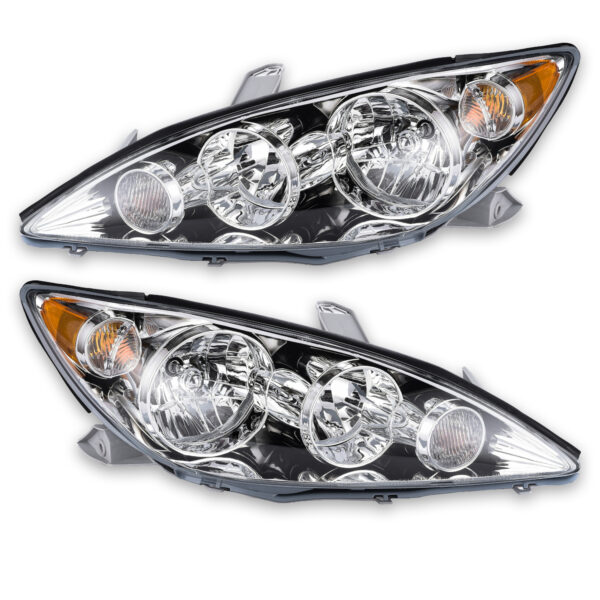 New Set of 2 Fits TOYOTA CAMRY 2005-06 LH & RH Side Headlamp ASSY CHR LE/XLE USA