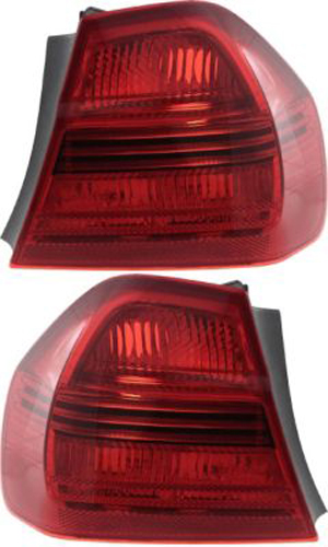 New Set Of 2 Fits BMW 3-SERIES 06-08 Tail Lamp LH & RH Side Outer Lens & Housing