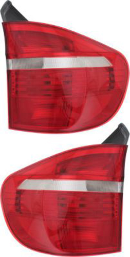 New Set Of 2 Fits BMW X5 07-10 Tail Lamp Driver & Passenger Side Outer Assembly