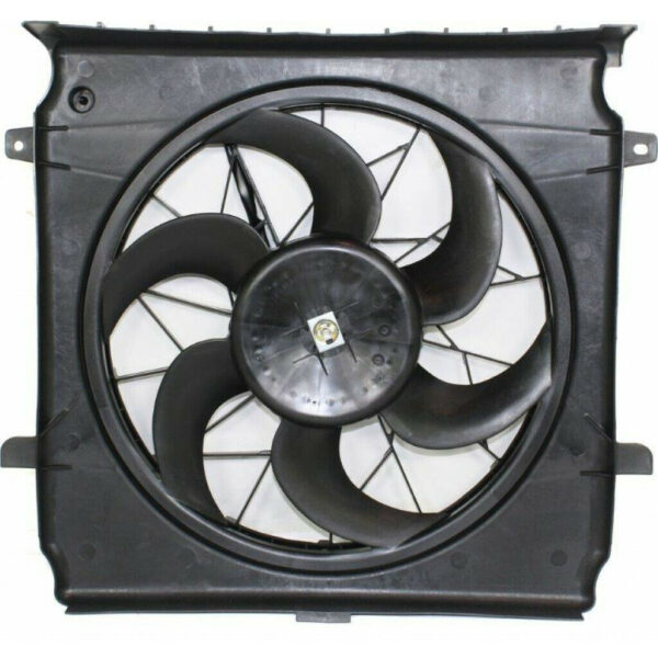 New Fits JEEP LIBERTY 02-04 Radiator Fan Shroud Assy Single Fan 2.4L CH3117101