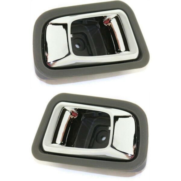 New Set Of 2 Fits HONDA PILOT 2003-2008 Rear LH & RH Side Interior Door Handle