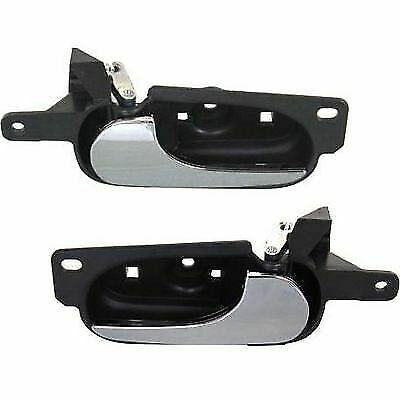 New Set Of 2 Fits BUICK LUCERNE 2006-11 Rear LH & RH Side Interior Door Handle