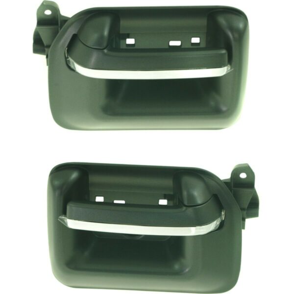 New Set Of 2 Fits CHEVROLET SIERRA 1500 14-18 Rear L&R Side Interior Door Handle