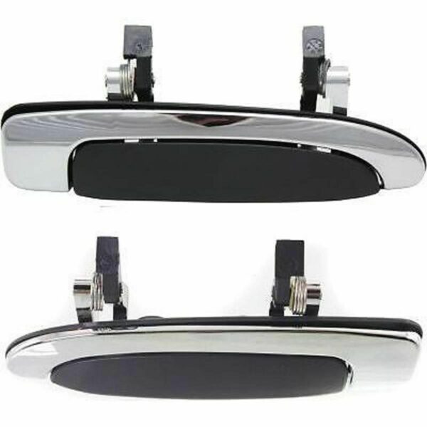 New Set Of 2 Fits FORD CROWN VICTORIA 92-11 Rear L&R Side Exterior Door Handle