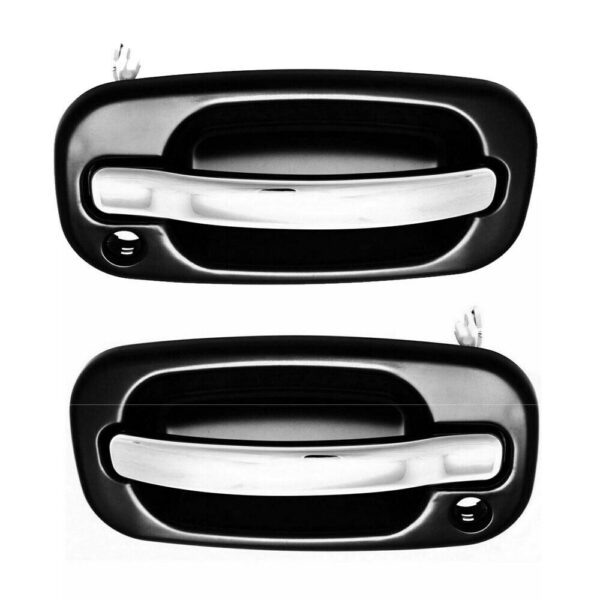 New Set Of 2 Fits CHEVROLET SILVERADO 99-06 Front L&R Side Exterior Door Handle