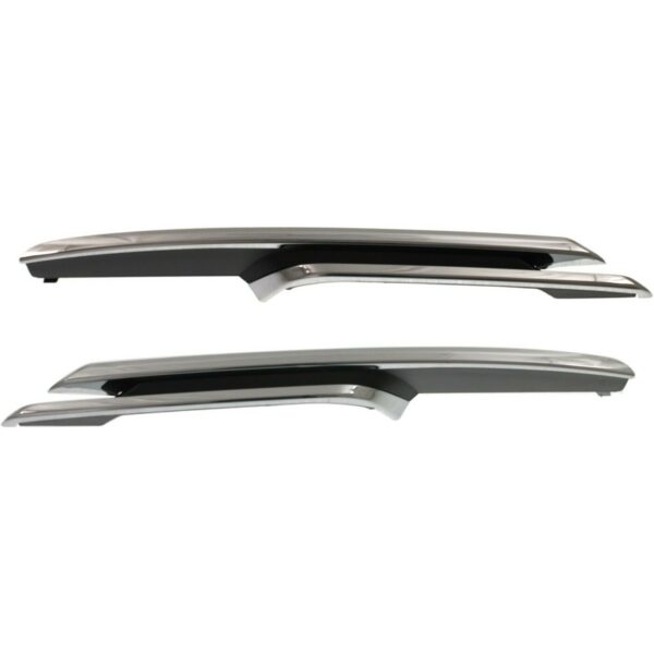 New Set Of 2 Fits BMW 3-SERIES 2013-2015 Front Right & Left Side Bumper Molding