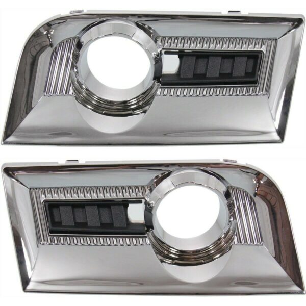 New Set Of 2 Fits GMC TERRAIN 2010-15 Passenger & Driver Side Fog Lamp Molding