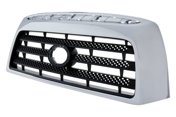 New Fits TOYOTA TUNDRA 2007-09 Front Side Grille BLK With Chrome Frame TO1200301