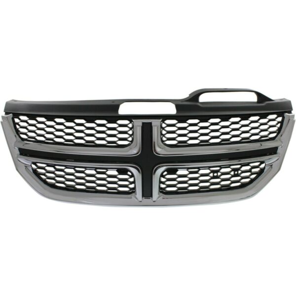 New Fits DODGE JOURNEY 2011-2015 Grille Chrome Frame W/Black Insert CH1200362