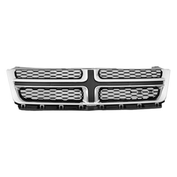 New Fits DODGE AVENGER 2011-2013 Plastic Textured Gray Grille CAPA CH1200348C