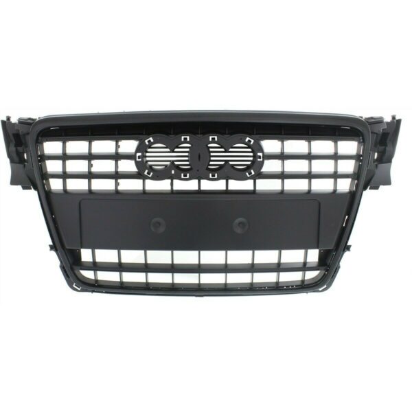 New Fits AUDI A4 2009-2012 Front Side Grille Primed Shell & Insert AU1200117