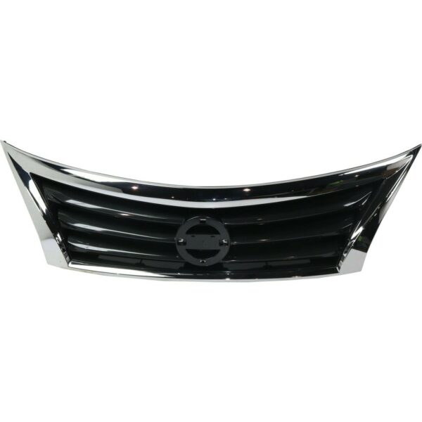 New Fits NISSAN ALTIMA 2013-2015 Front Side Grille BLK W/Chrome Frame NI1200250