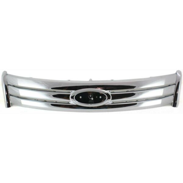 New Fits FORD TAURUS 2008-09 Front Grille Chrome Made Of ABS Plastic FO1200492