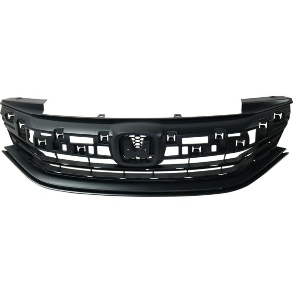 New Fits HONDA ACCORD 2016-17 Front Bumper Grille Textured BLK Shell HO1200229