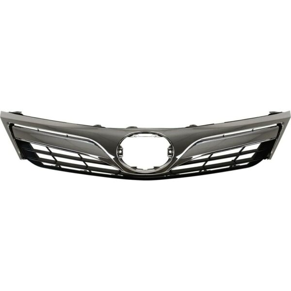 New Fits TOYOTA CAMRY 12-14 Front Side Grille Painted BLK Shell CAPA TO1200343C