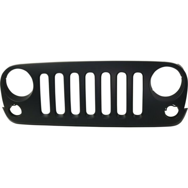 New Fits JEEP WRANGLER 2007-2016 Front Side Grille Primed BLK Finished CH1200313