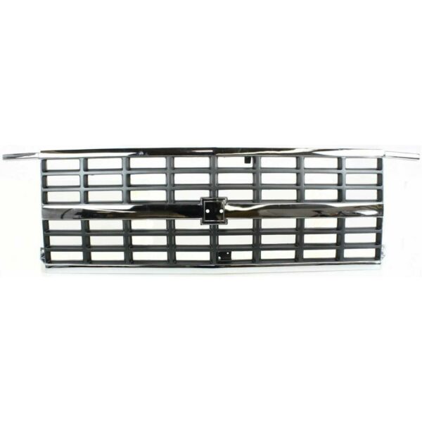 New Fits CHEVROLET G30 1992-1996 Front Side Grille Chrome Silver Shell GM1200241