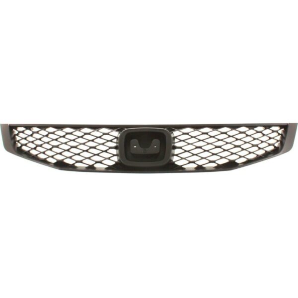 New Fits HONDA CIVIC COUPE 2009-2011 Front Side Grille Matte-Black HO1200199