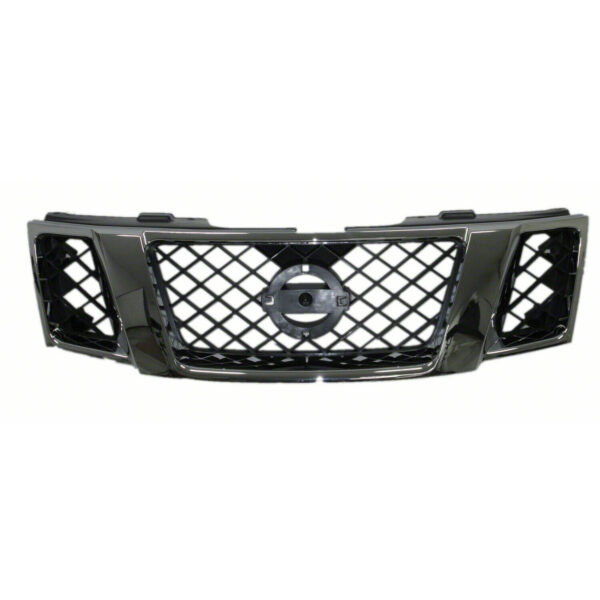 New Fits NISSAN PATHFINDER 08-12 Front Grille Chrome Shell BLK Insert NI1200251