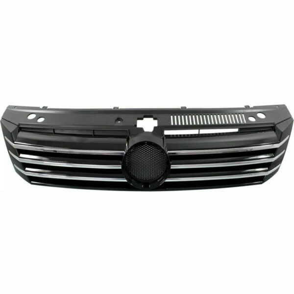 New Fits VOLKSWAGEN PASSAT 2012-15 Front Side Grille Painted BLK Shell VW1200153