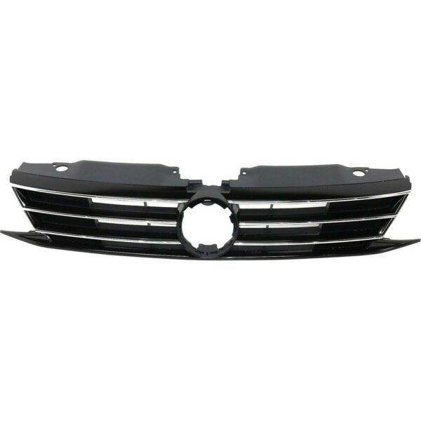 New Fits VOLKSWAGEN JETTA 2015-18 Front Grille BLK With Chrome Molding VW1200165