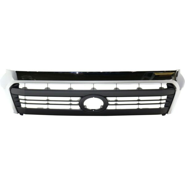 New Fits TOYOTA TUNDRA 14-17 Front Side Grille W/Chrome Molding CAPA TO1200373C