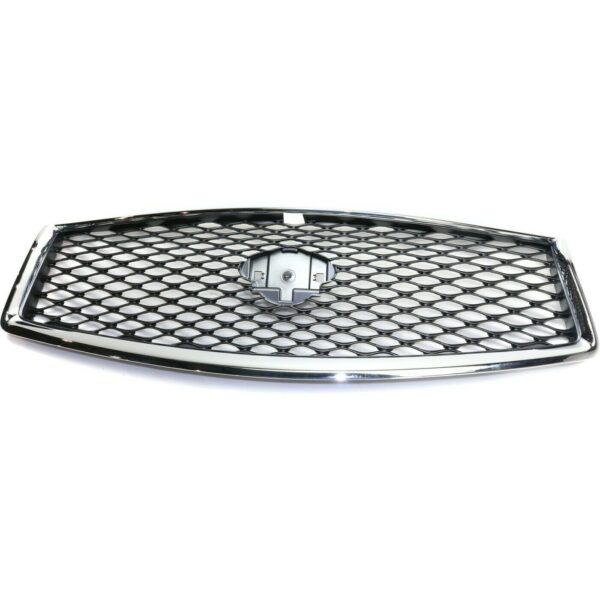 New Fits INFINITI Q50 2014-17 Front Grille W/Camera Hole Primed Shell IN1200119