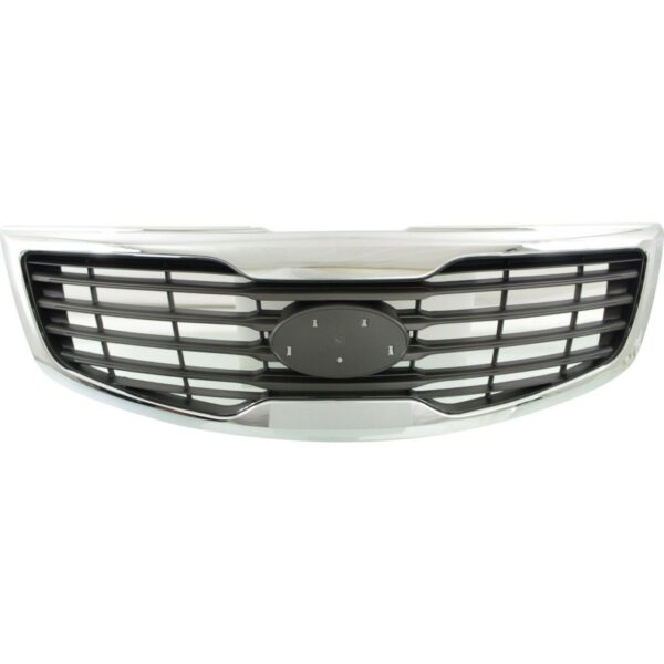 New Fits KIA SPORTAGE 2013 Front Grille CHR Shell Painted Gray Insert KI1200164