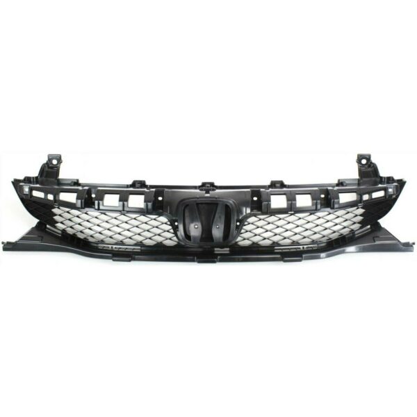 New Fits HONDA CIVIC 2009-2011 Front Side Grille Black Made Of Plastic HO1200198