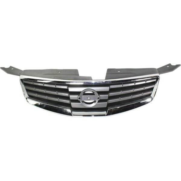 New Fits NISSAN MAXIMA 2007-08 Front Side Grille CHR Shell BLK Insert NI1200227