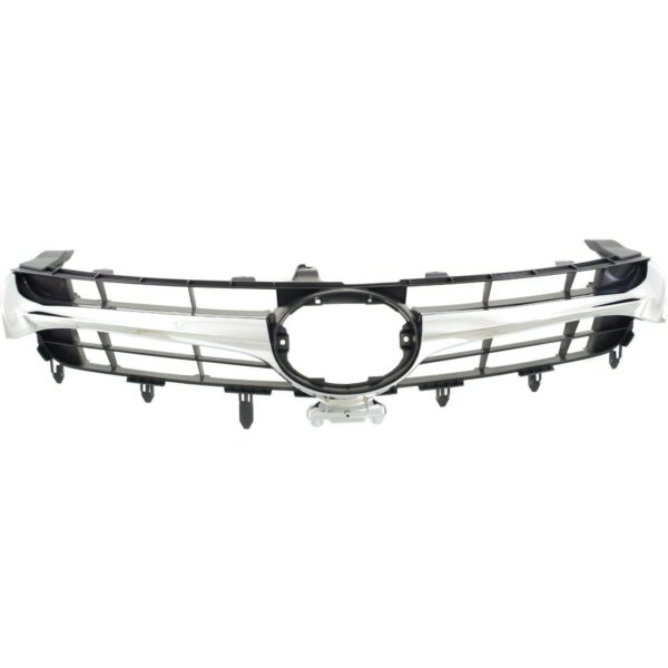 New Fits TOYOTA CAMRY 2015-17 Front Side Grille Black W/CHR Molding TO1200387