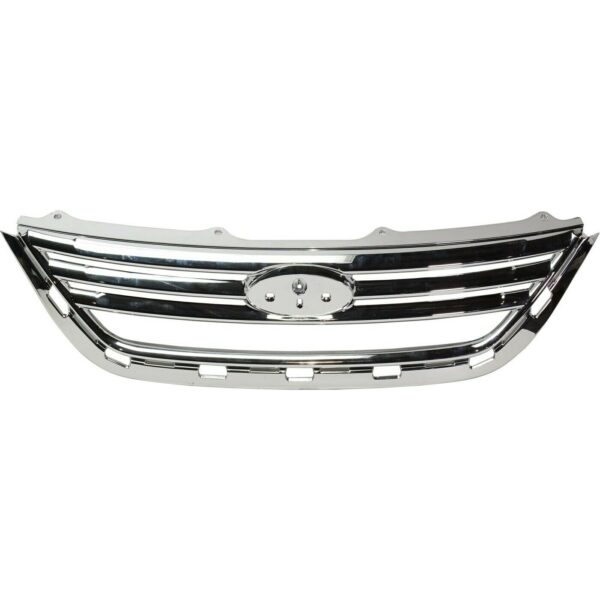 New Fits FORD FIESTA 2011-2013 Front Side Grille CHR Made Of ABS CAPA FO1200532C