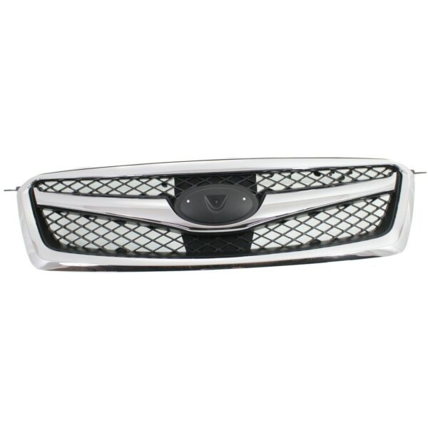 New Fits SUBARU LEGACY 10-12 Front Side Grille Matte-Black W/CHR CAPA SU1200142C