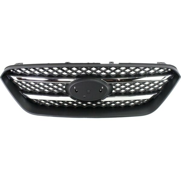 New Fits KIA RONDO 2007-2010 Front Grille Black With Chrome Molding KI1200131