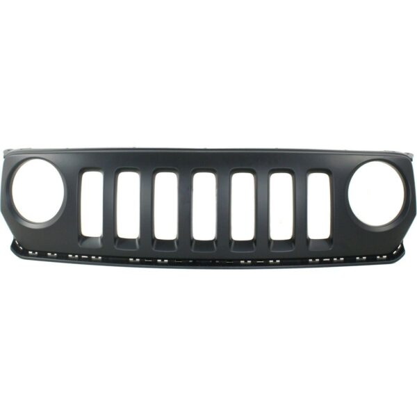 New Fits JEEP PATRIOT 11-17 Front Side Grille Primed BLK Plastic CAPA CH1200343C