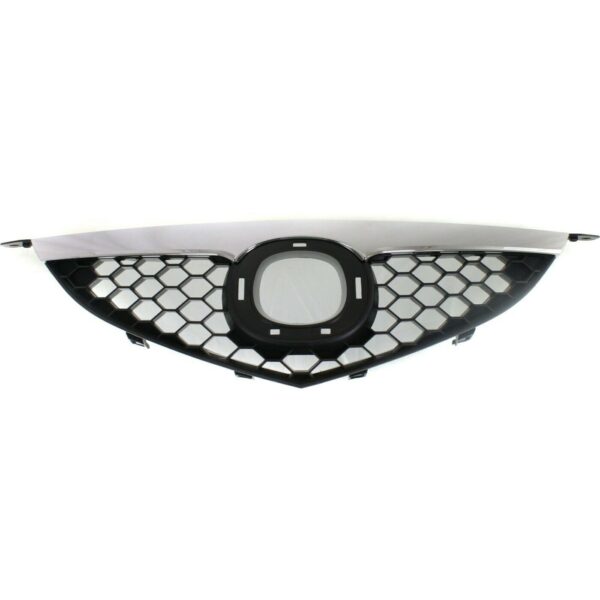 New Fits MAZDA 3 2007-2009 Front Side Grille With Upper Chrome Molding MA1200186