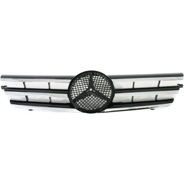 New Fits MERCEDES-BENZ C230 2002-2005 Front Side Grille Painted Black MB1200150