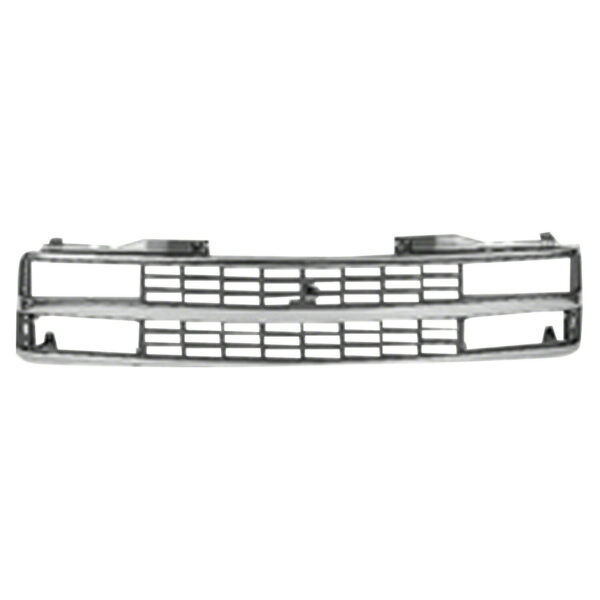 New Fits CHEVROLET C1500 1988-93 Front Side Grille Chrome W/BLK Insert GM1200142