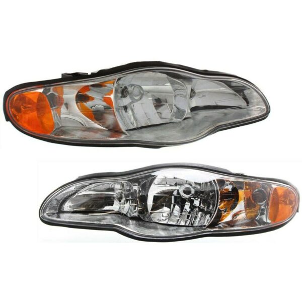 New Set of 2 Fits CHEVROLET MONTE CARLO 2000-05 Left & Right Side Headlight Assy