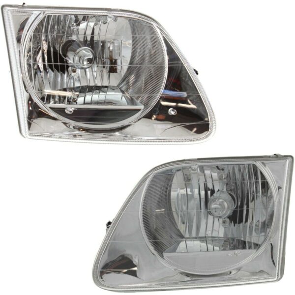 New Set of 2 Fits FORD TRUCKS & VANS FORD/PU 2001-03 LH & RH Side Headlamp Assy