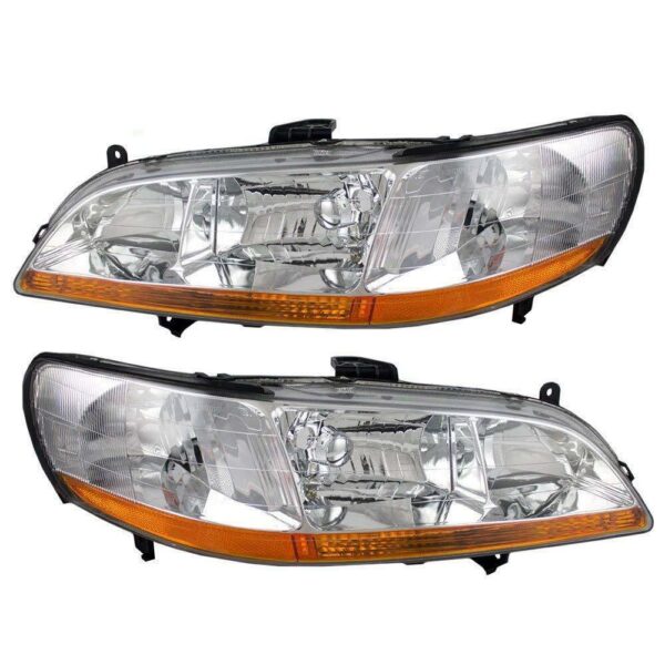 New Set of 2 Fits HONDA ACCORD COUPE 1998-2000 Right & Left Side Headlight Assy