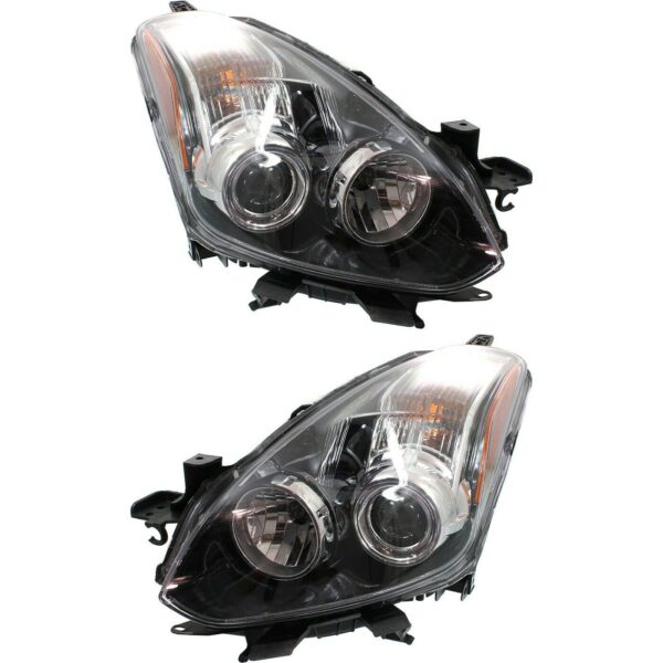 New Set of 2 Fits NISSAN DATSUN ALTIMA CPE 10-13 LH & RH Side Halo Headlamp CAPA