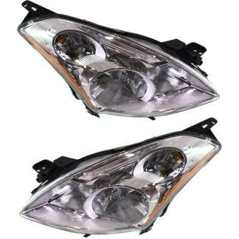 New Set of 2 Fits NISSAN DATSUN ALTIMA HYB 10-11 LH & RH Side Halo Headlamp CAPA