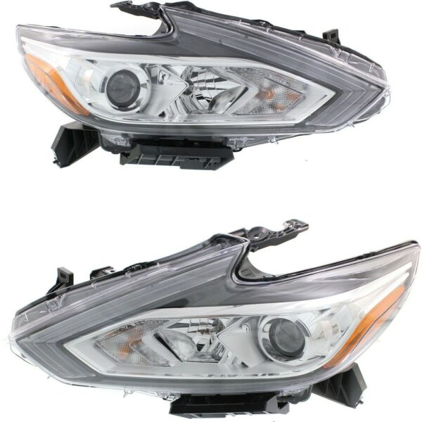 New Set of 2 Fits NISSAN DATSUN ALTIMA SDN 16-18 LH & RH Side Halo Headlamp ASSY