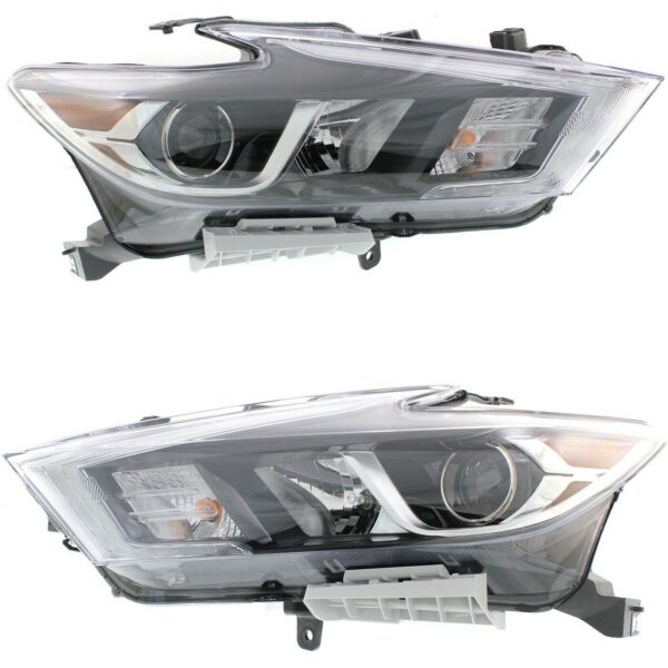 New Set of 2 Fits NISSAN DATSUN MAXIMA 16-18 LH & RH Side Halogen Headlamp ASSY