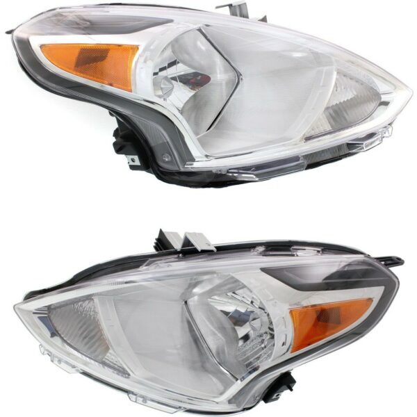 New Set of 2 Fits NISSAN DATSUN VERSA SD 2015-19 Left & Right Side Headlamp Assy