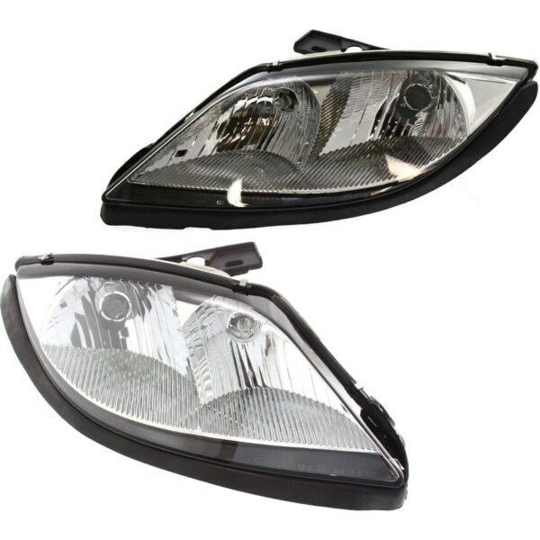 New Set of 2 Fits PONTIAC SUNFIRE 2003-2005 Left & Right Side Headlight Assembly