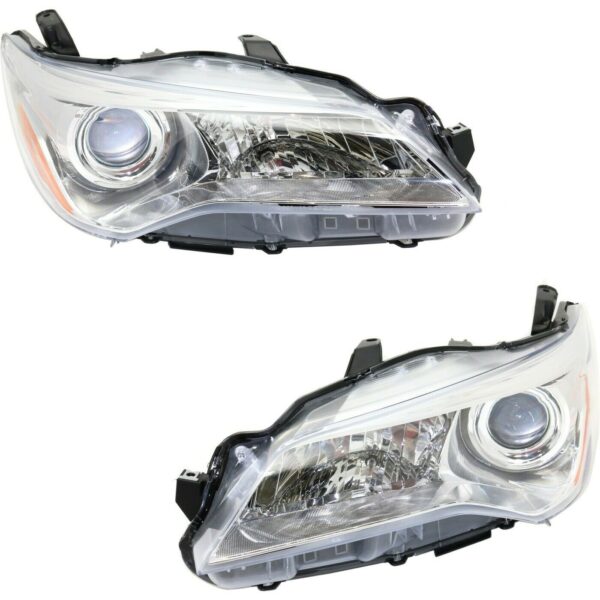 New Set of 2 Fits TOYOTA CAMRY 15-17 Left & Right Side Halogen Headlamp ASSY
